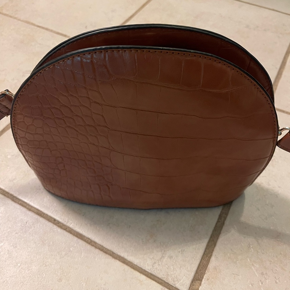 ASOS Croc Half Moon Crossbody Bag